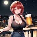 月見で一杯 3枚目