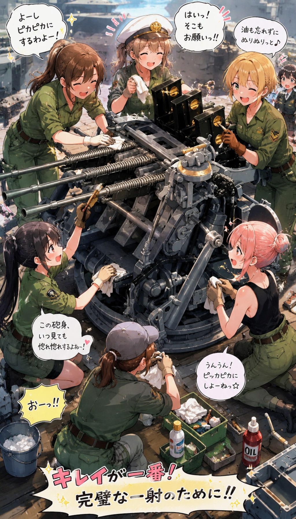 九六式25mm三連装機銃お姉やん