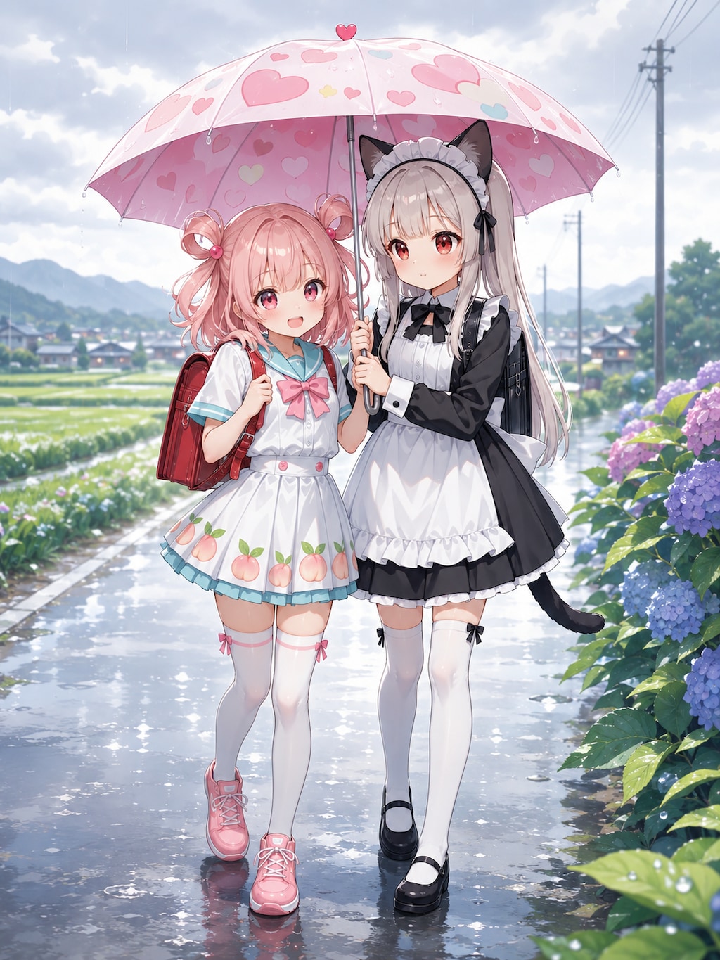 愛合傘登校❤️☂️❤️