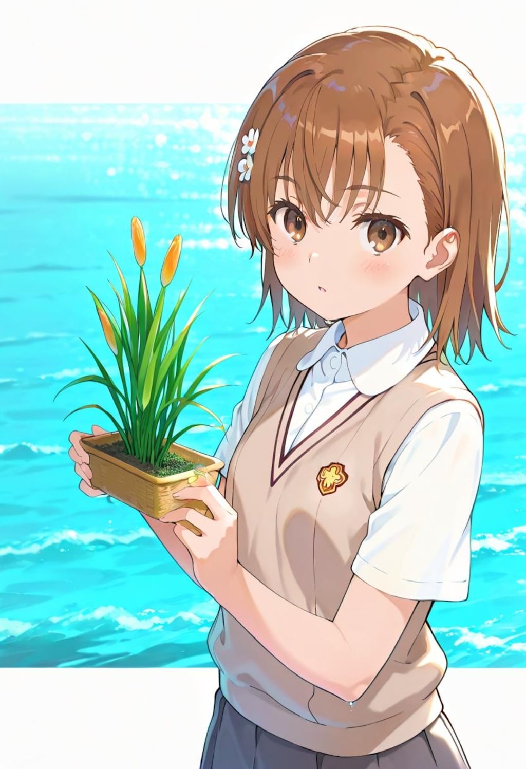 御坂さん！何してますの？