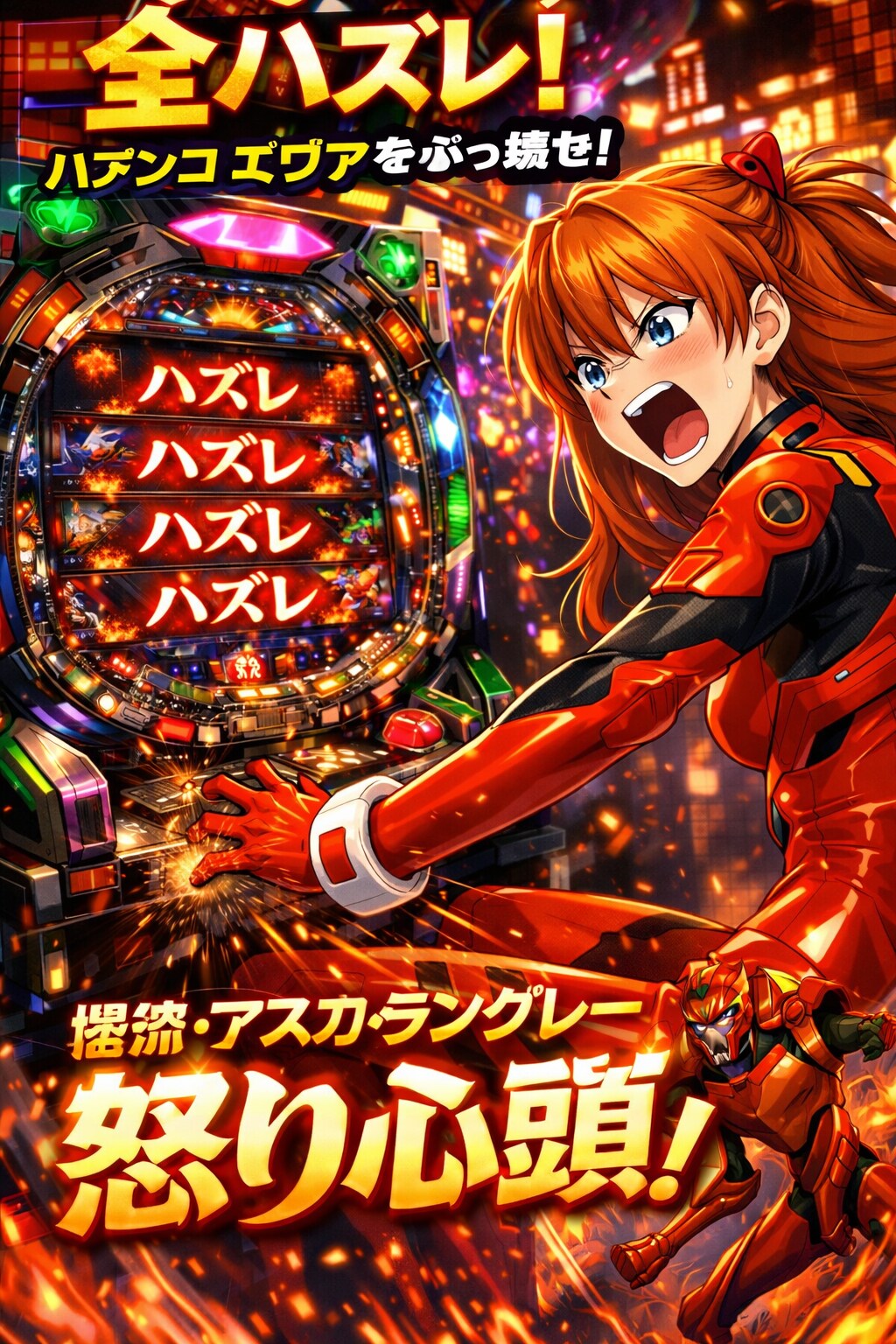 バカシンジ！なんで当たらないのよ！