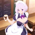 アニメ調になったメイド姿の弊社キャラクター【けい あいな／そう あいみ】 2枚目