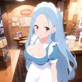 アニメ調になったメイド姿の弊社キャラクター【けい あいな／そう あいみ】 3枚目