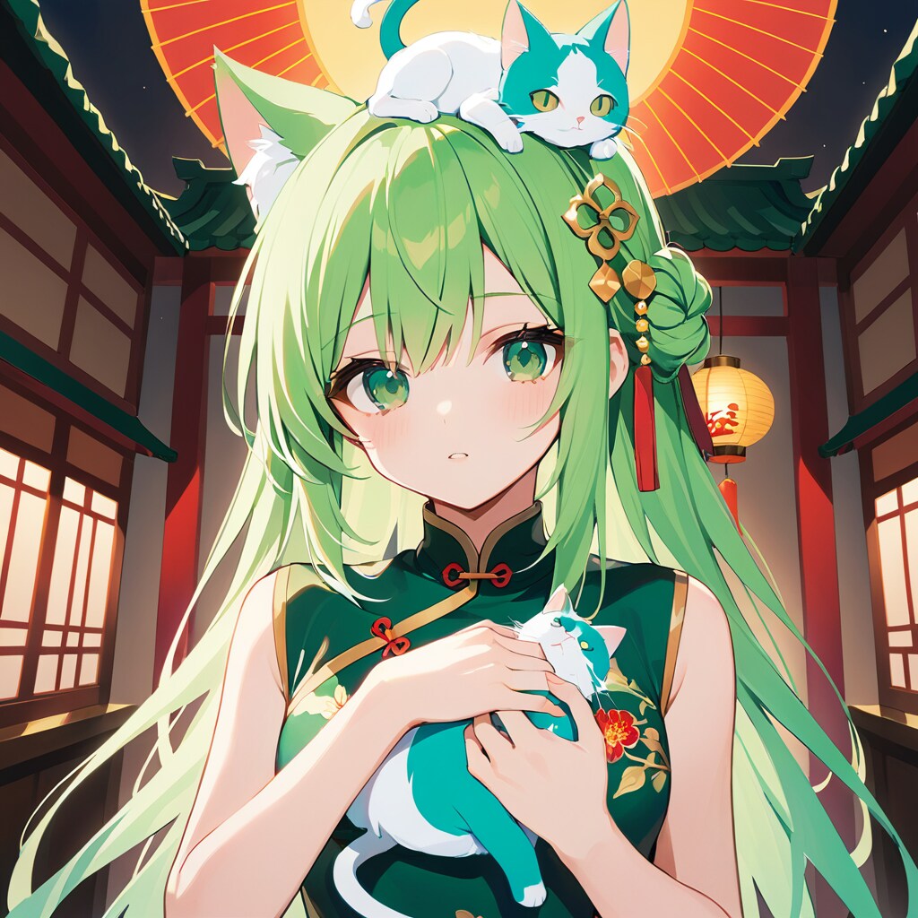 猫とEMERALDちゃん