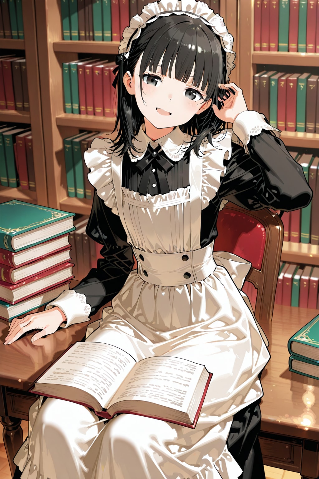 メイドさん２１１（ちせ） | の人気AIイラスト・グラビア
