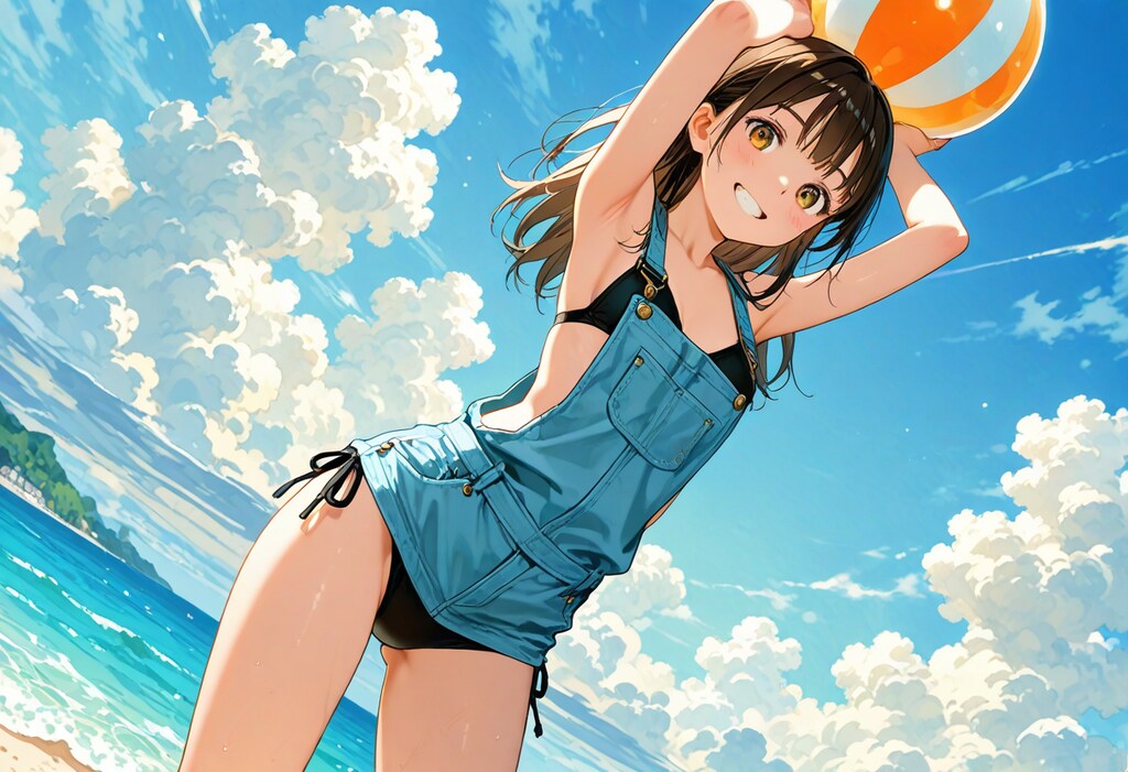 幼児体型の彼女