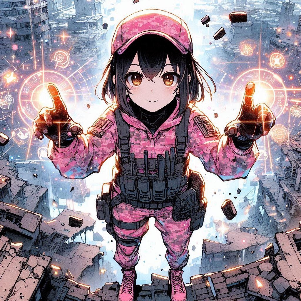 電脳遊戯⚡　（同一イラスト編集ポスト）