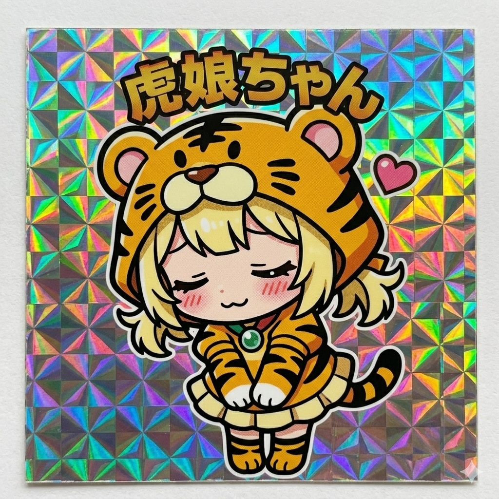 虎娘ちゃんのシール新発売！
