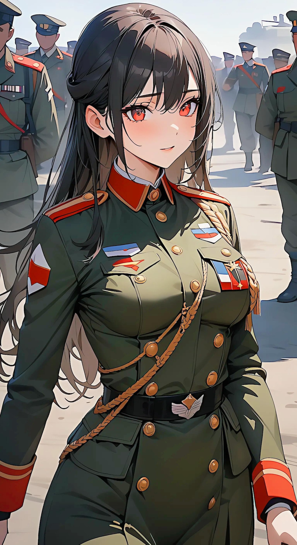 リナちゃんは軍服も似合うネッ！？