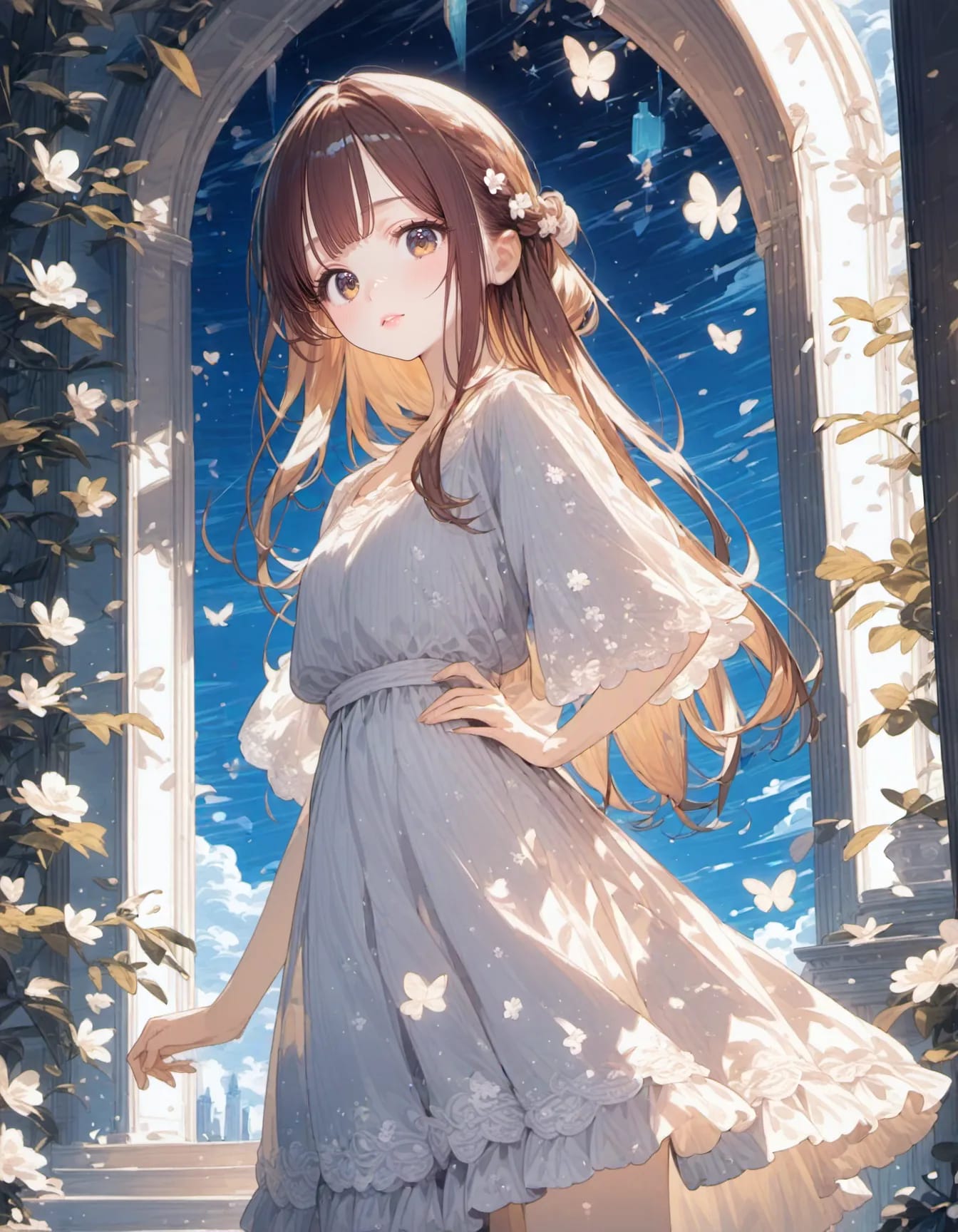 Where Butterflies Meet the Blue