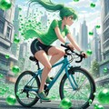 緑玉都市、サイクリング２ 3枚目