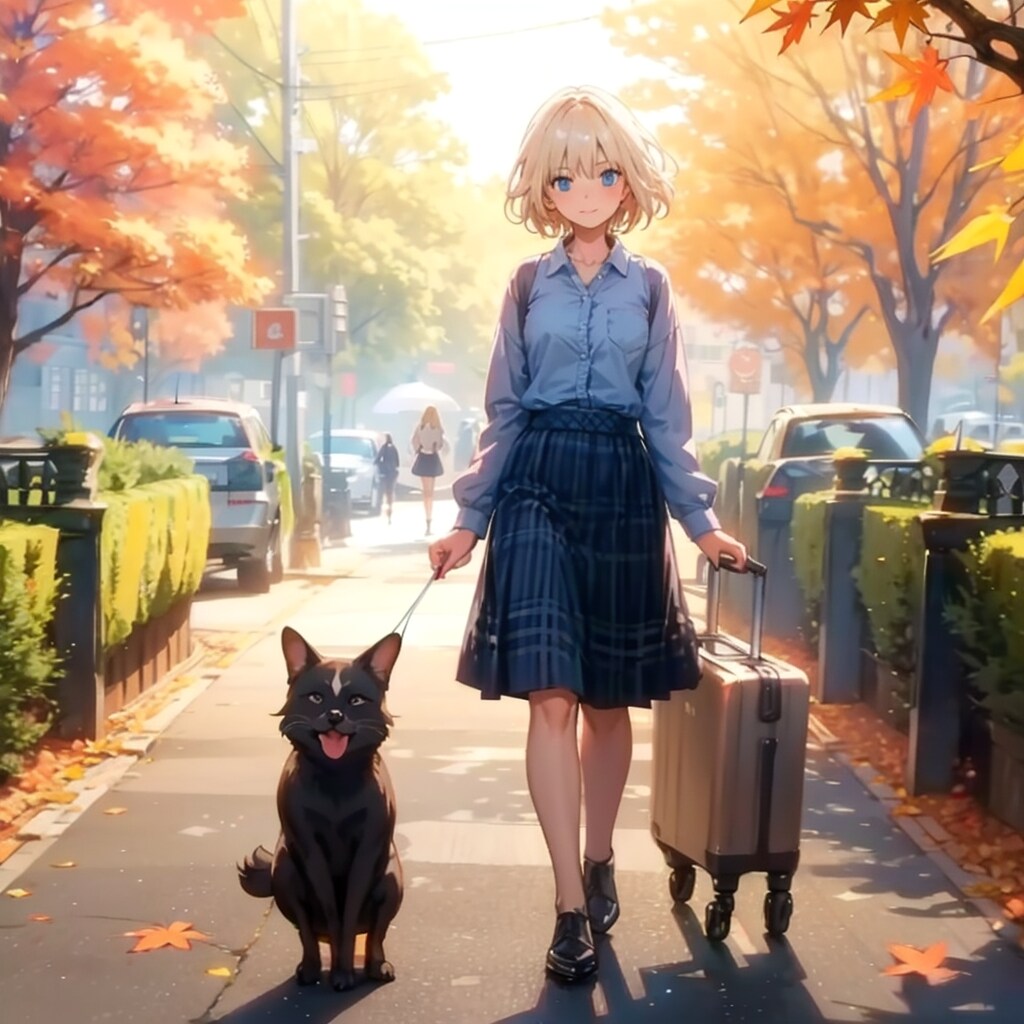 秋の装い | の人気AIイラスト・グラビア