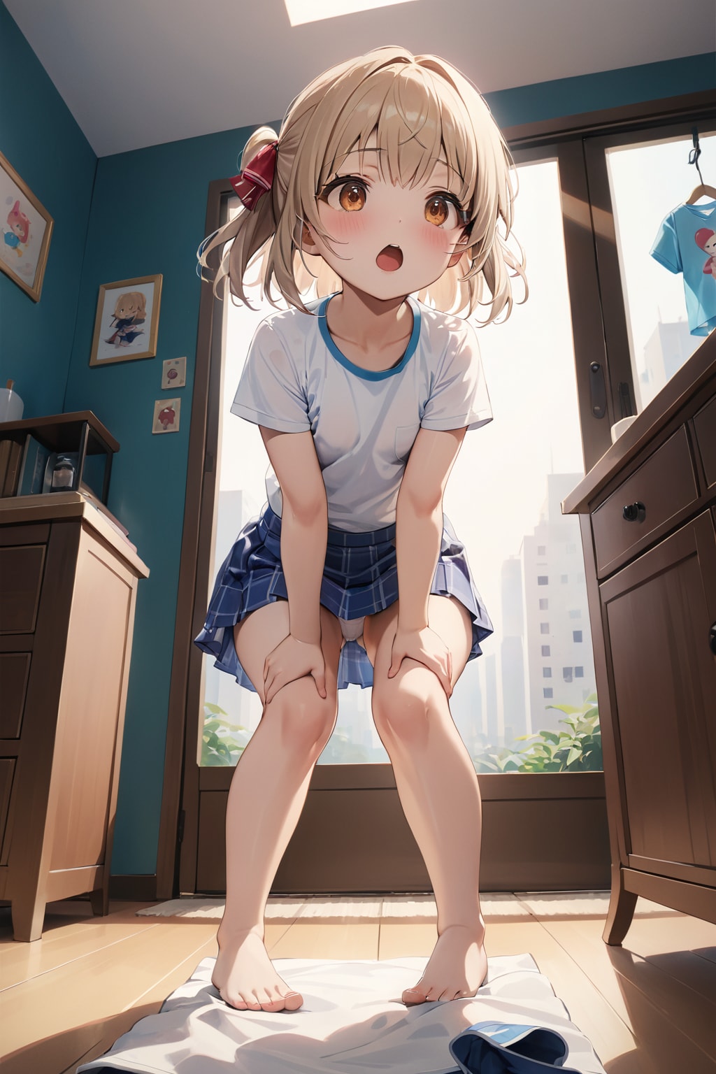 ネコちゃん、入ってきちゃったの？