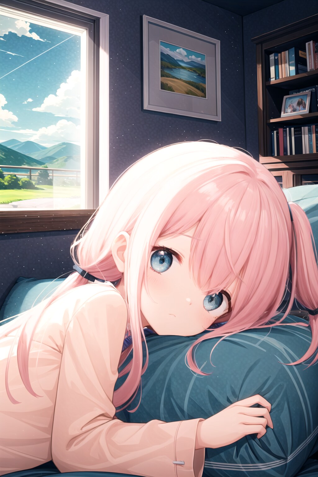 ちょっと眠たい花音ちゃん | の人気AIイラスト・グラビア