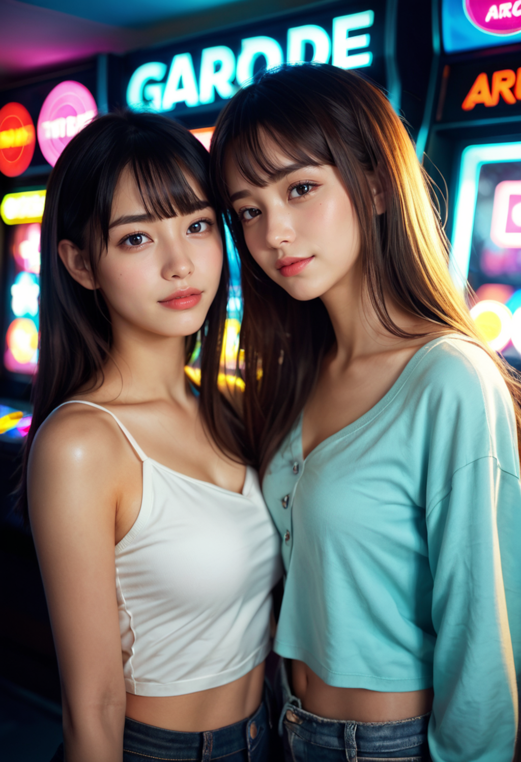 ゲーセンの彼女たち03