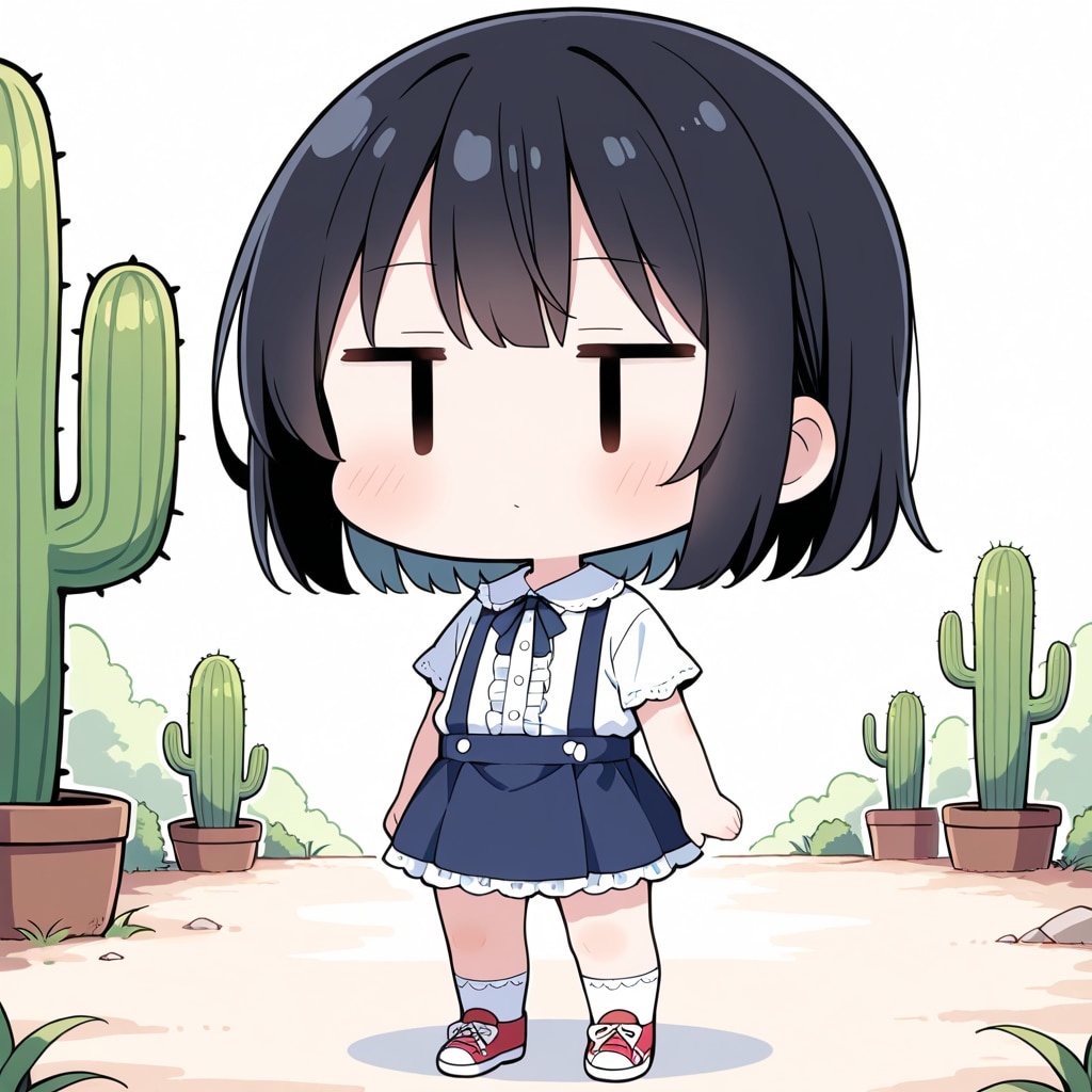 サボテンを見に来た