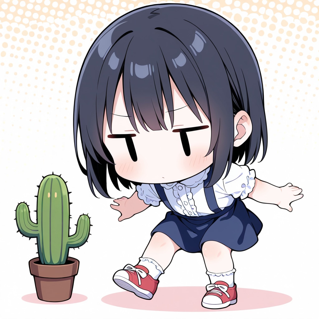 サボテンを見に来た