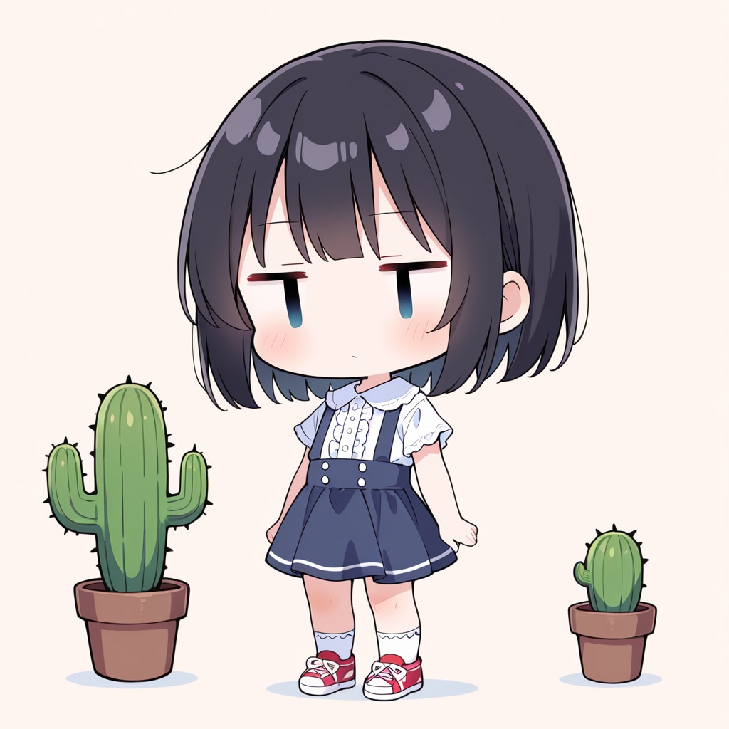 サボテンを見に来た