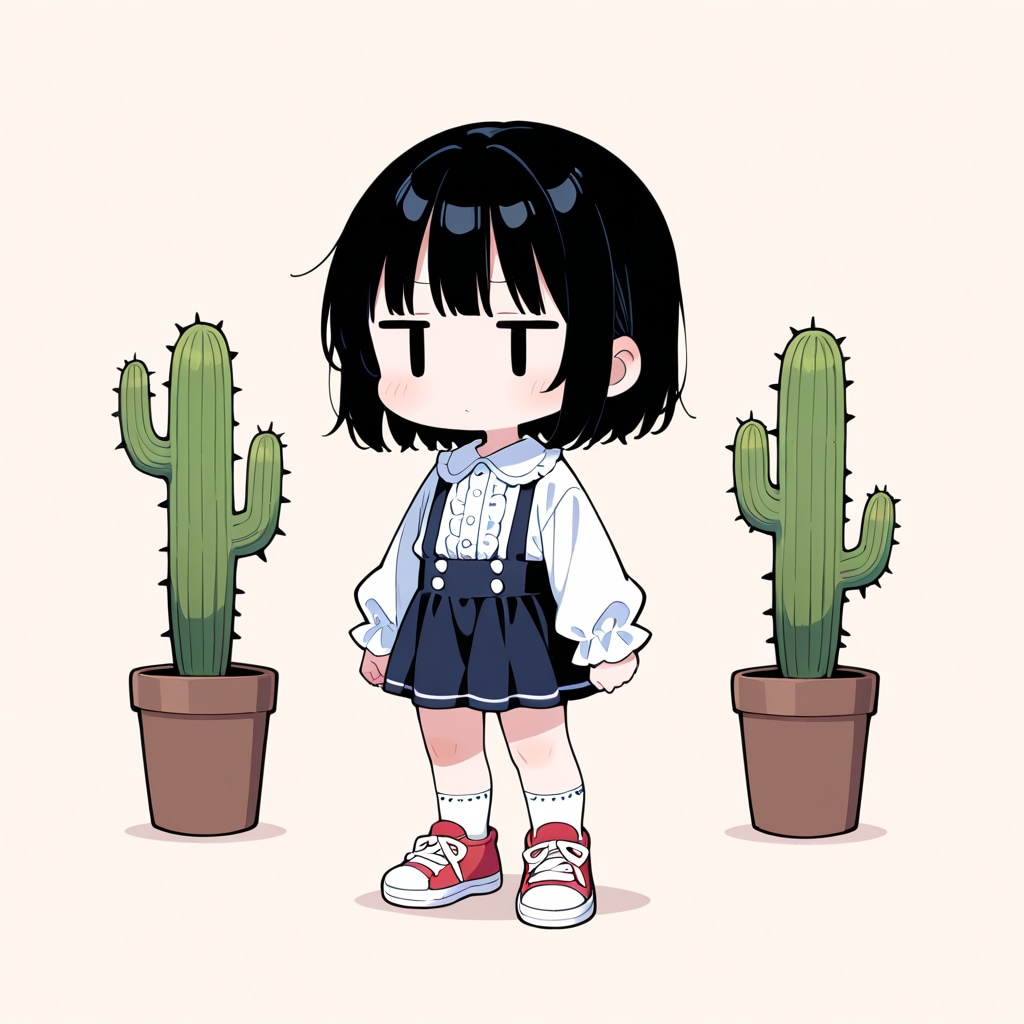 サボテンを見に来た | の人気AIイラスト・グラビア