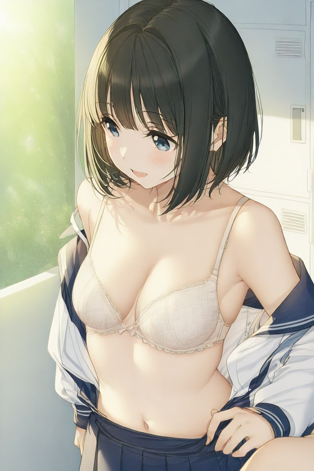 下着だけなら見せてあげる・・・。