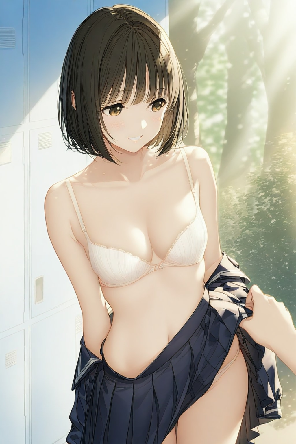下着だけなら見せてあげる・・・。