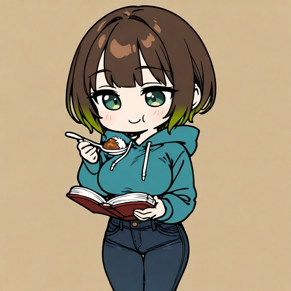 カレー読書琴音ちゃん | の人気AIイラスト・グラビア