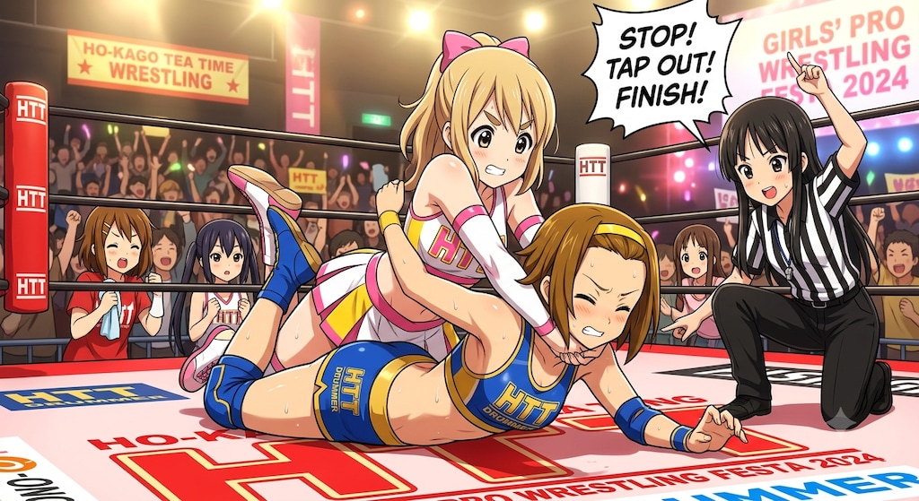 どっかで見たぽいレスラーちゃん