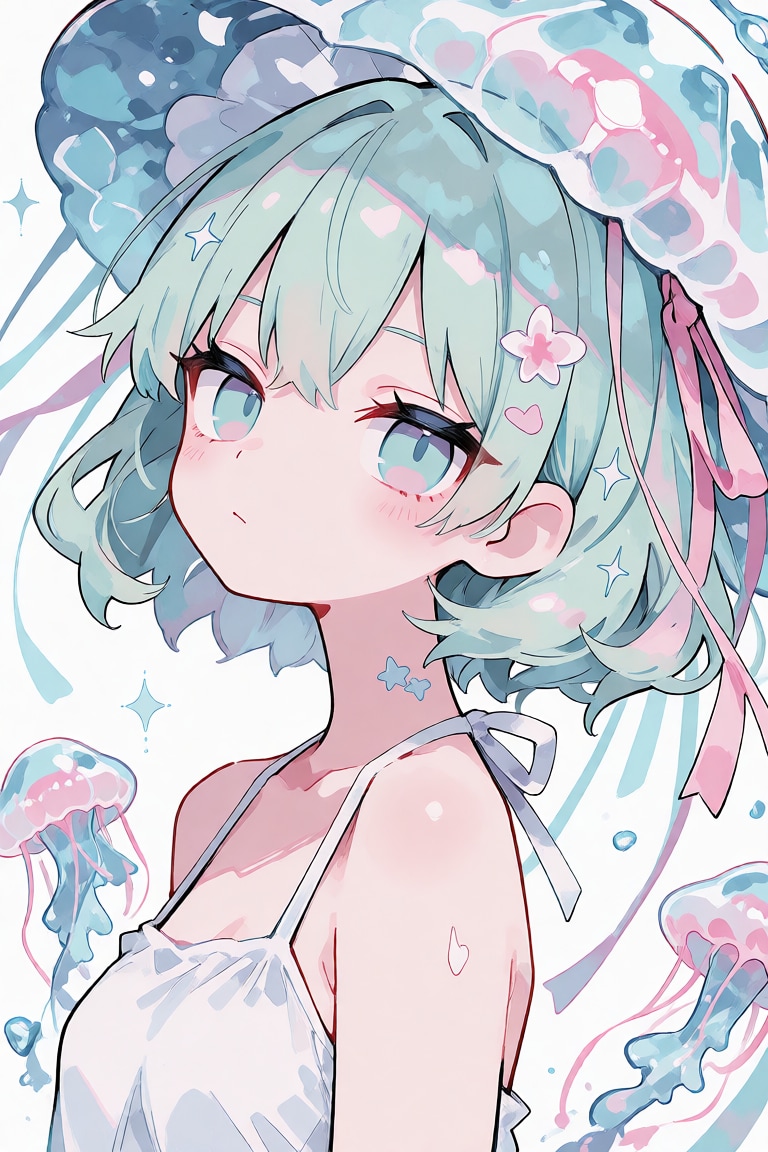 クラゲの傘で、ゆらゆら片思い 🪼💭