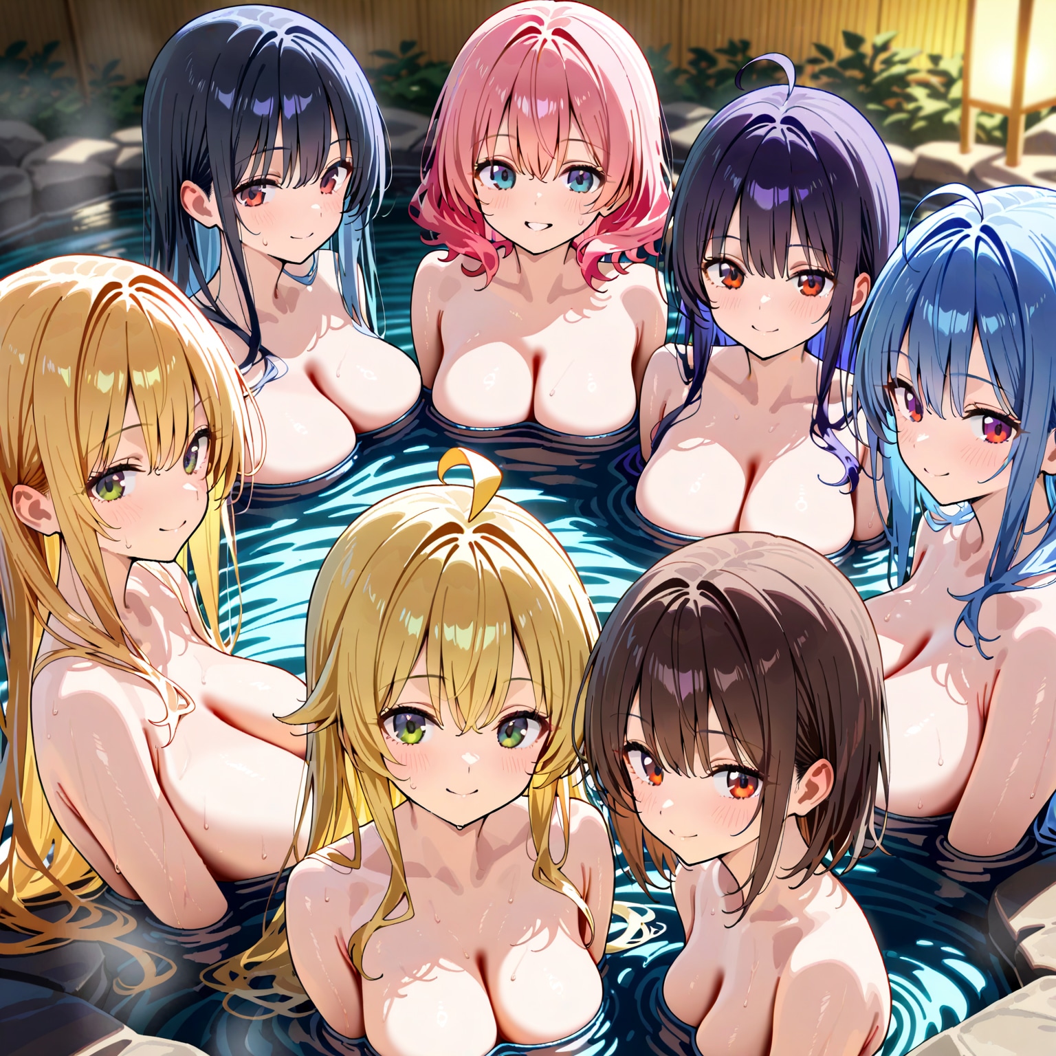 深夜アニメの温泉回