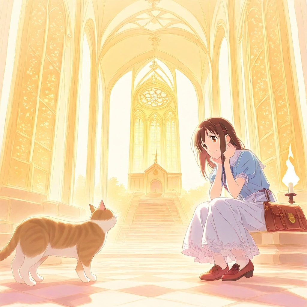 教会で猫と出会った