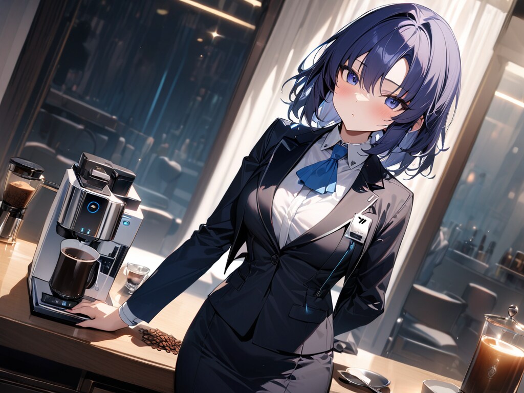 「コーヒーお入れしましょうか？」秘書ユウカ【ブルアカ・早瀬ユウカ】