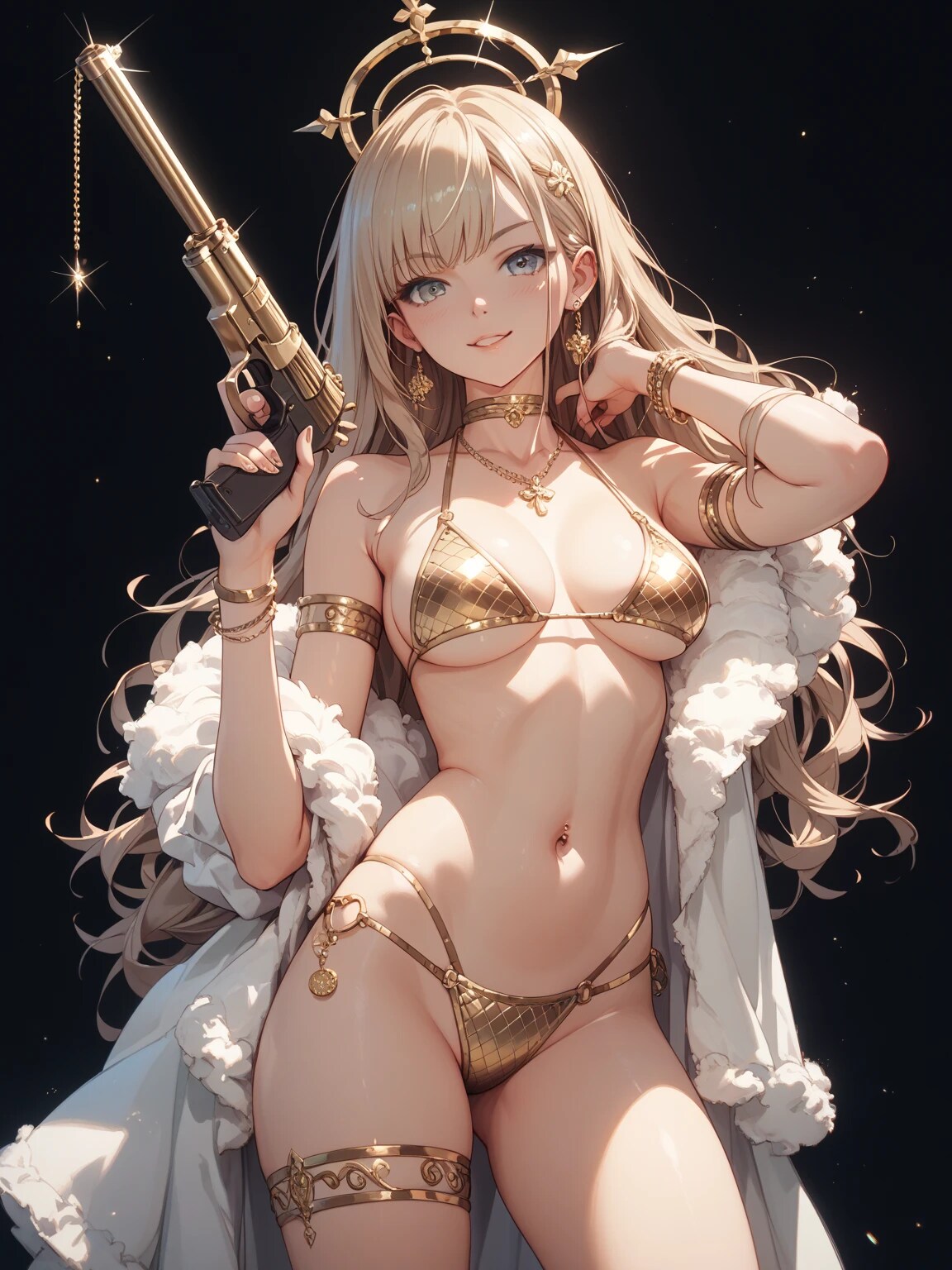 黄金銃を持つ女