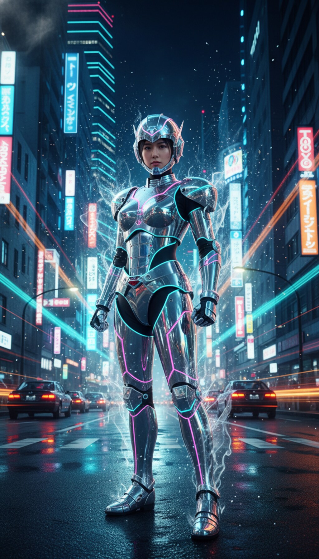 宇宙刑事風な女性