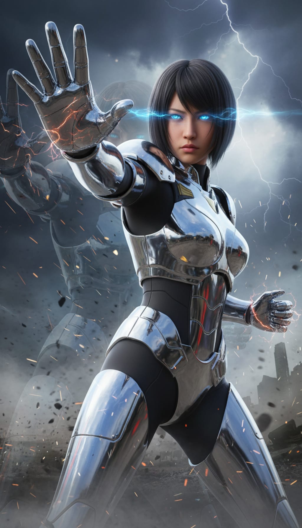 宇宙刑事風な女性