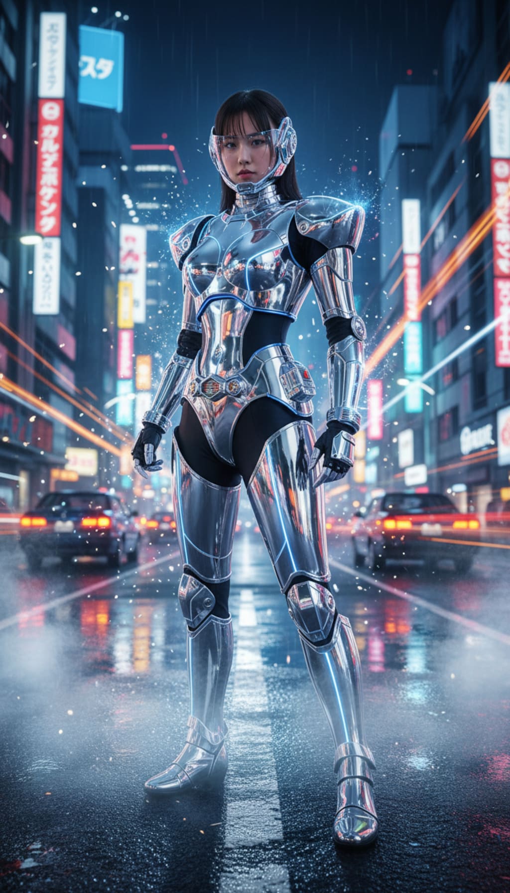 宇宙刑事風な女性