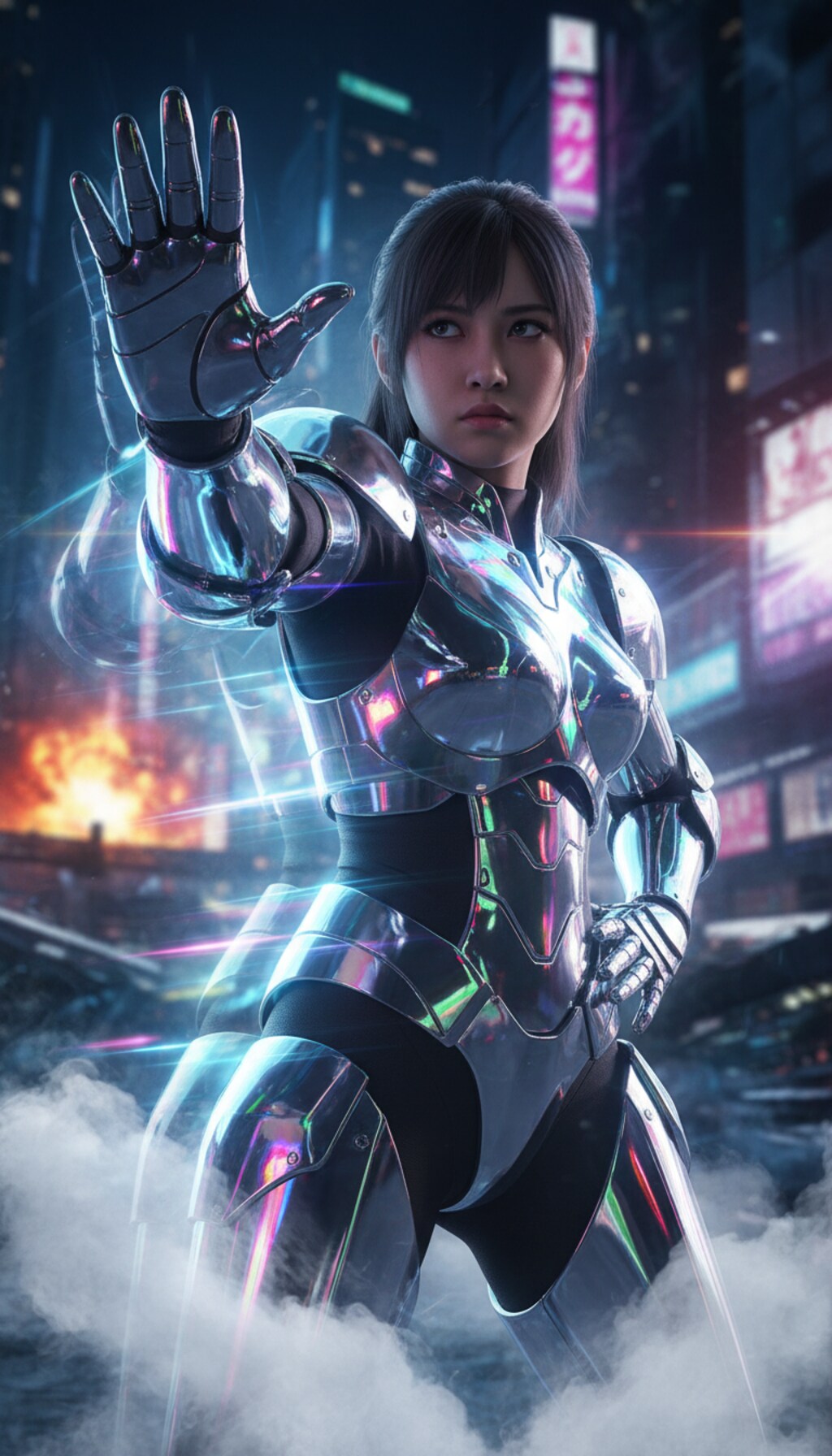 宇宙刑事風な女性