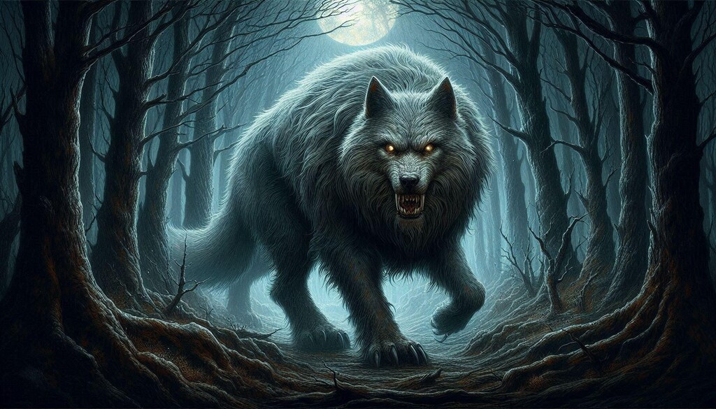 ジェヴォーダンの獣の正体？AIちゃん的には巨大オオカミ説推し？？