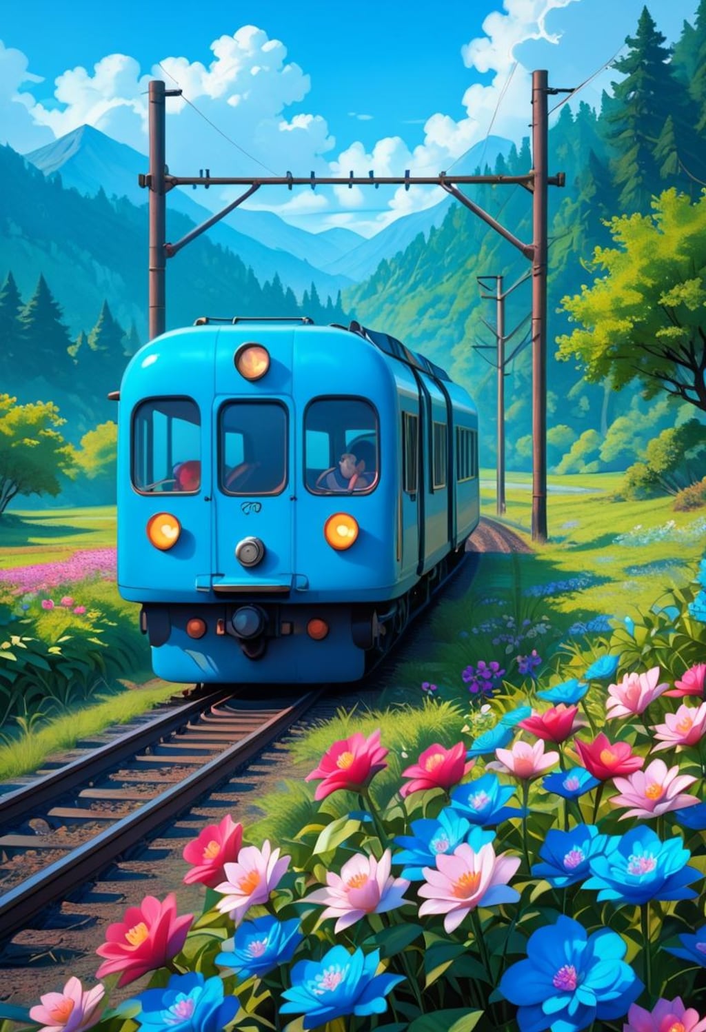 紫陽花沿線風景