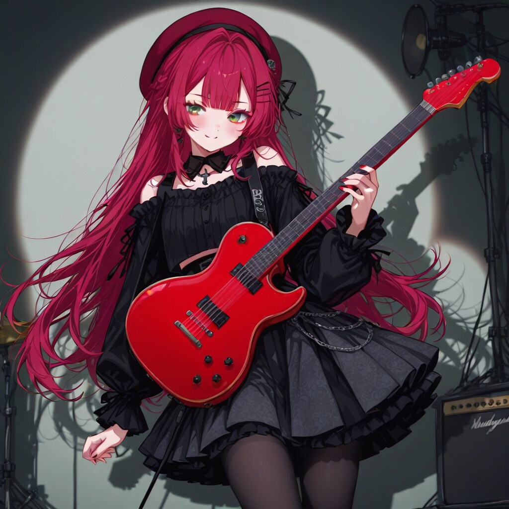 赤毛のギターリスト