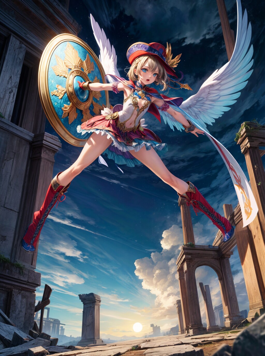 盾の使い方がわかってないヴァルキュリア、降臨！ Valkyries That Don't Know How to Use Shields, Descend!