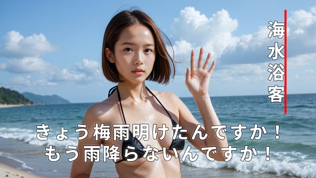 梅雨明けたんですか？