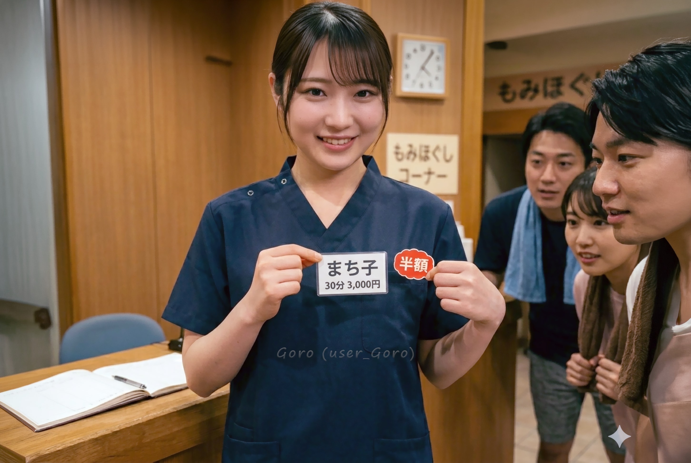 もみほぐしコーナーは閉店前が狙い目