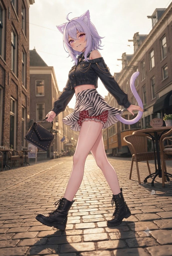 ミニスカが靡くパンチラのシス