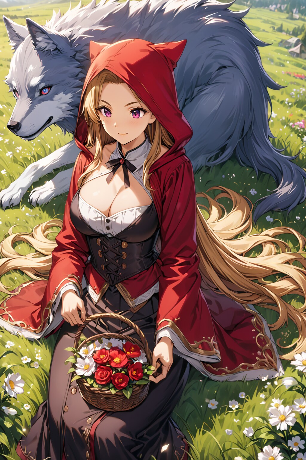 お題「赤頭巾」001