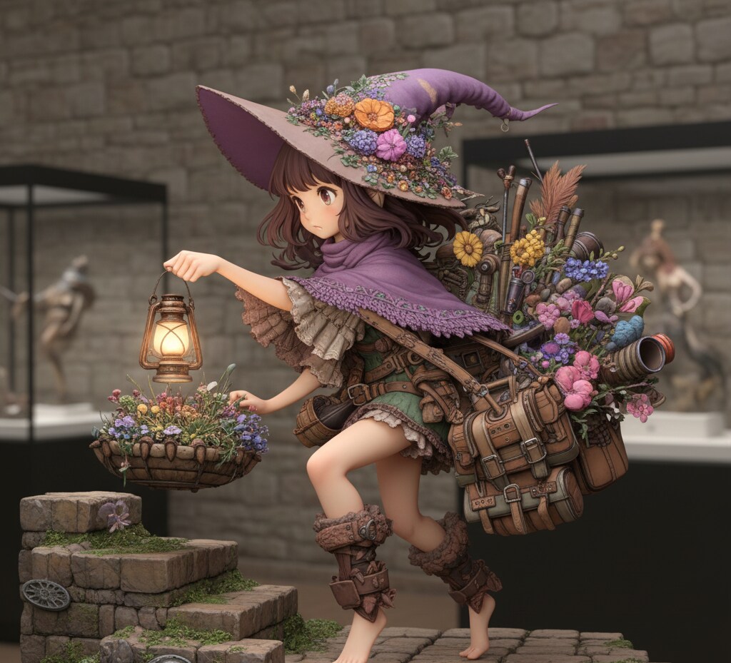 魔女フィギュア & 元イラスト | の人気AIイラスト・グラビア