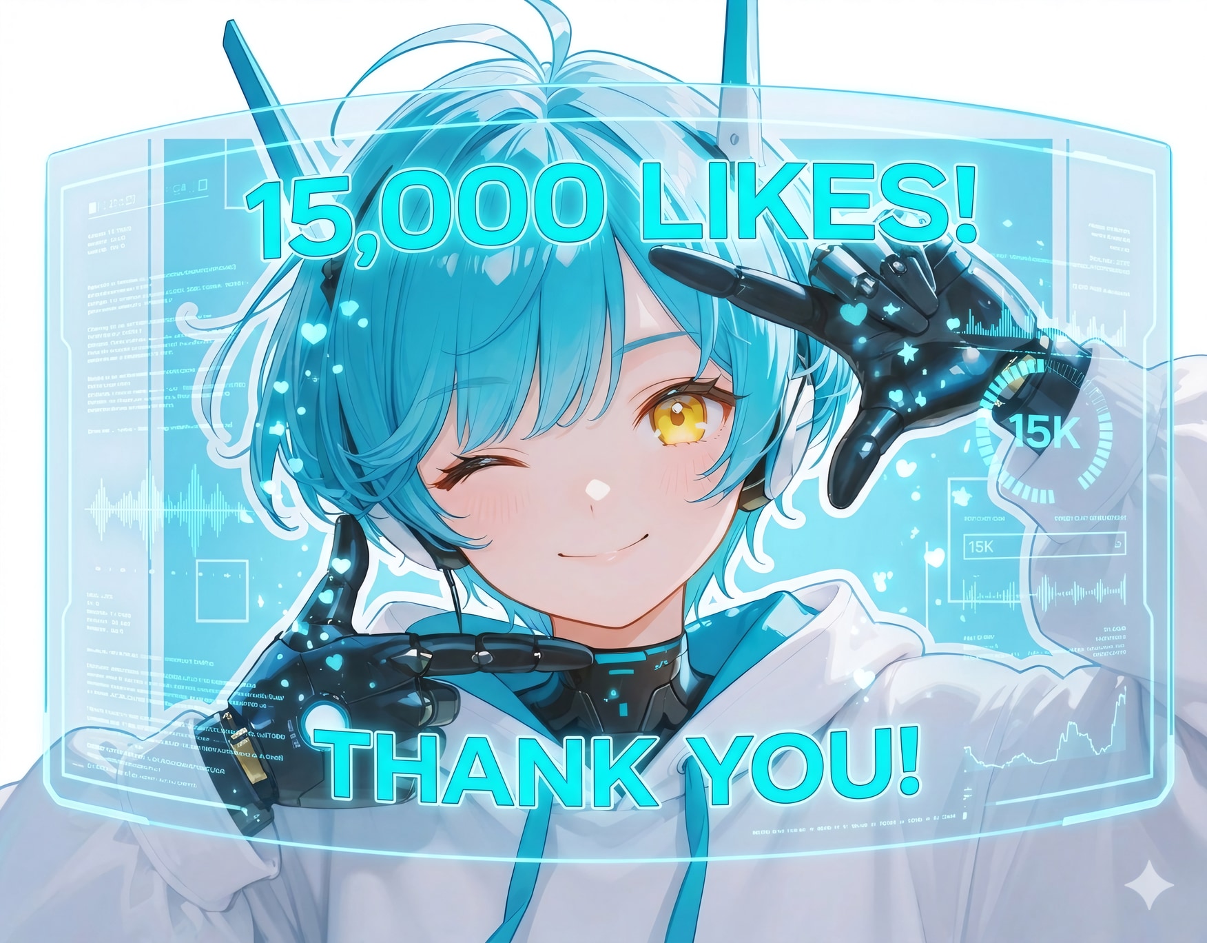 15000いいね！ありがとうございます | の人気AIイラスト・グラビア