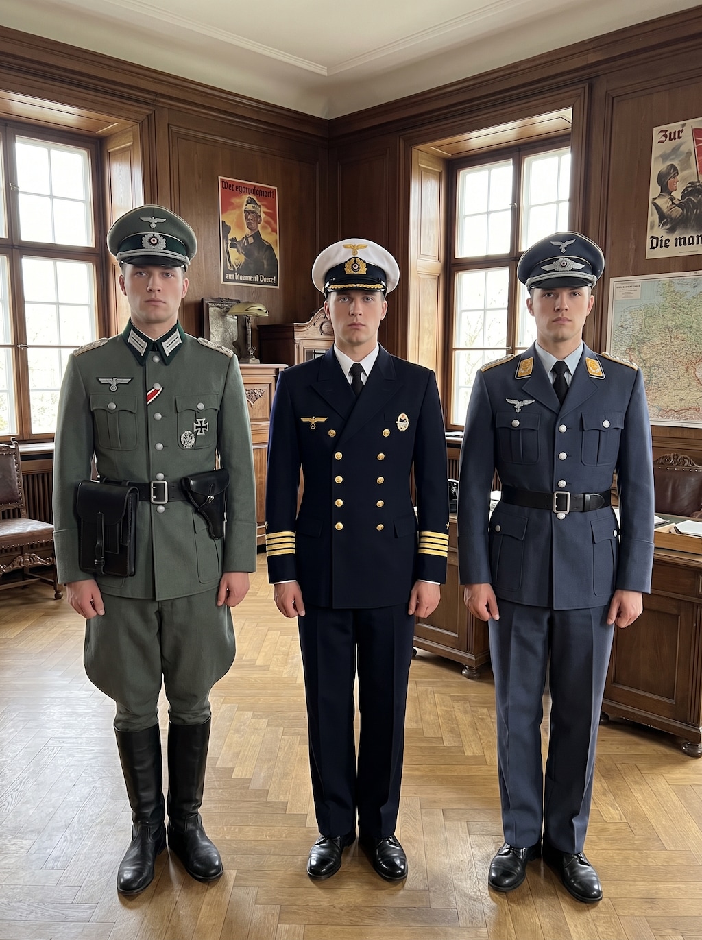 ドイツ軍の士官の制服