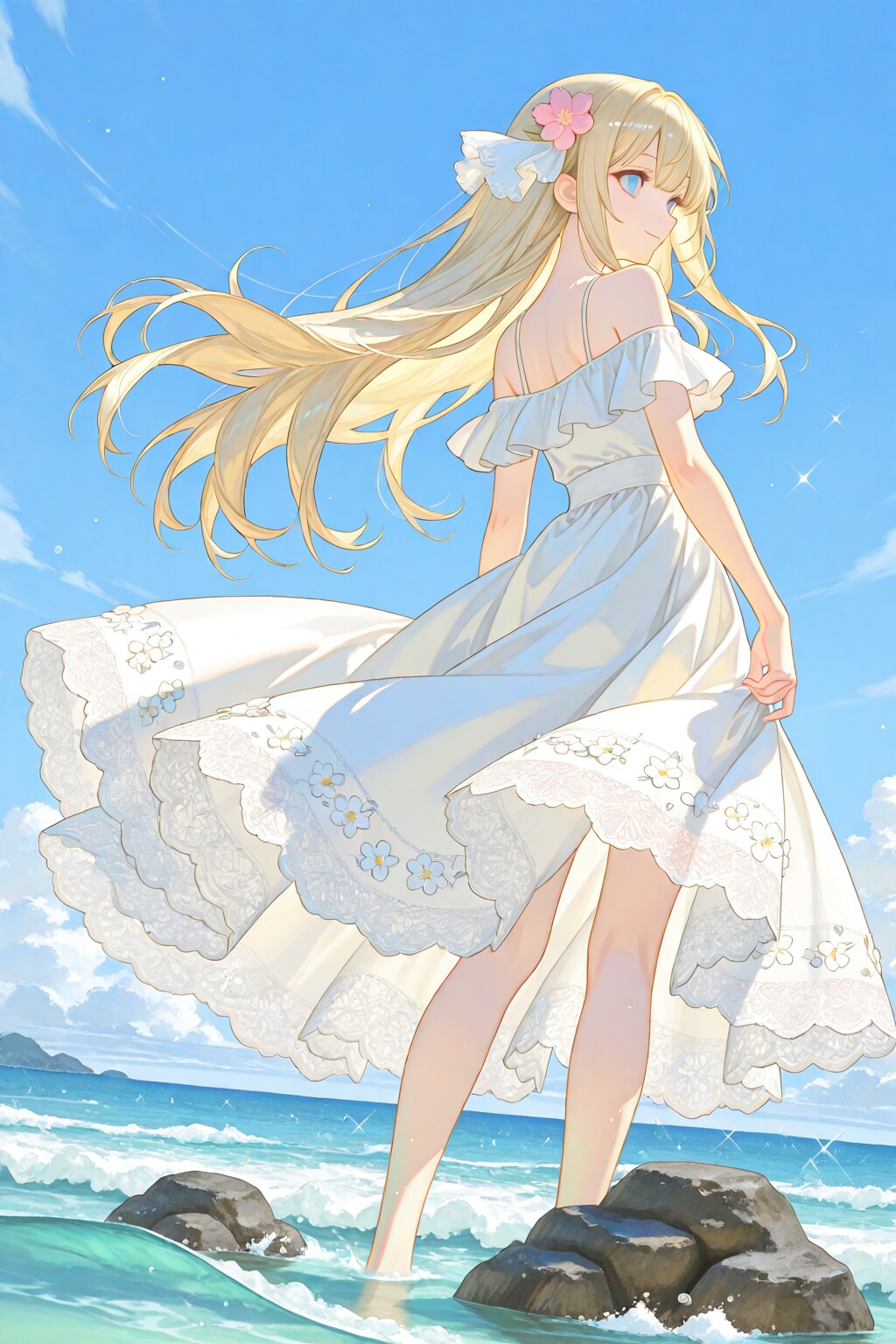 渚の少女 | の人気AIイラスト・グラビア