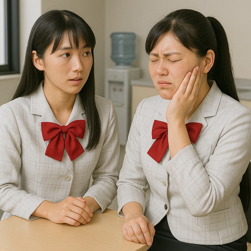 急に歯が痛み出したOLさん