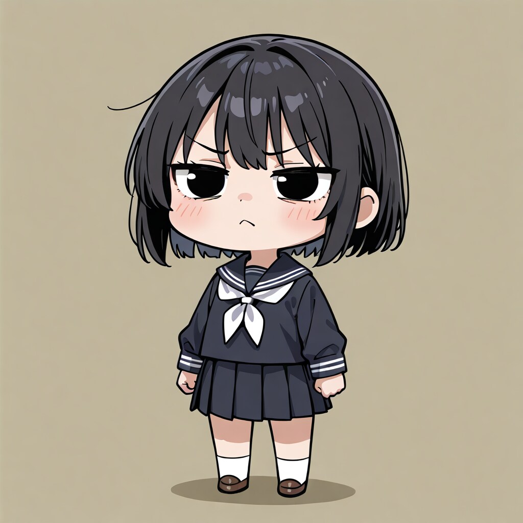 不機嫌女学生 | の人気AIイラスト・グラビア